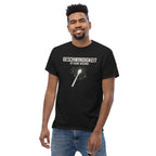 Koch-Shirt Geschwindigkeit ist keine Hexerei in Schwarz, am Model getragen