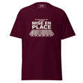 Koch-Shirt Du bist nur so gut wie dein Mise en place in Kastanienbraun, Vorderansicht