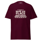 Koch-Shirt Du bist nur so gut wie dein Mise en place in Kastanienbraun, Vorderansicht